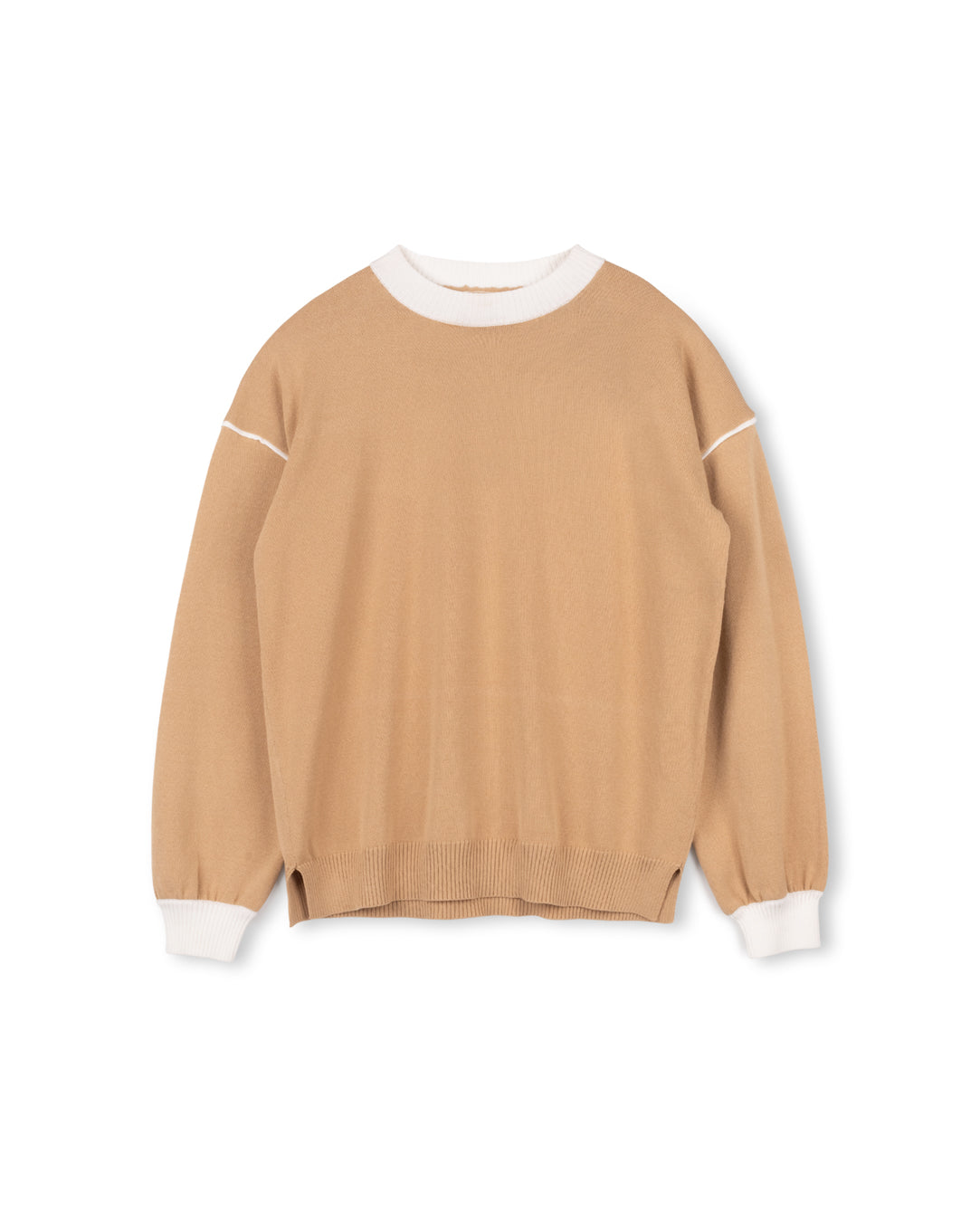 Bubble Sleeve Dolman Knit Top