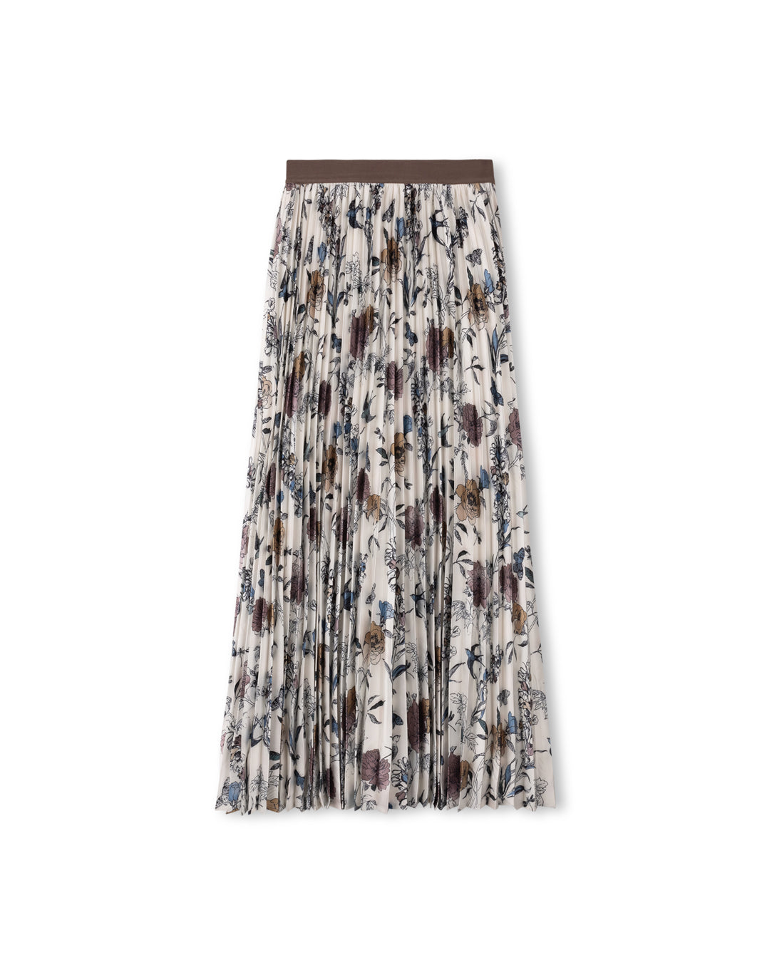 Bon Printed Pleated Skirt