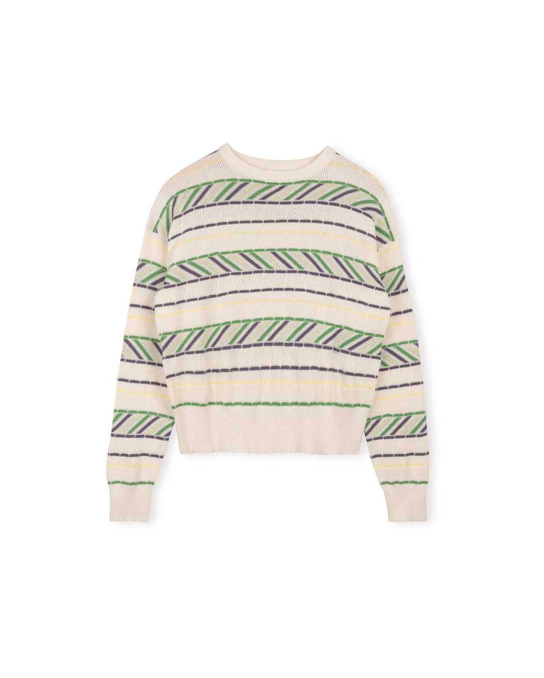 Stripe Crew Neck