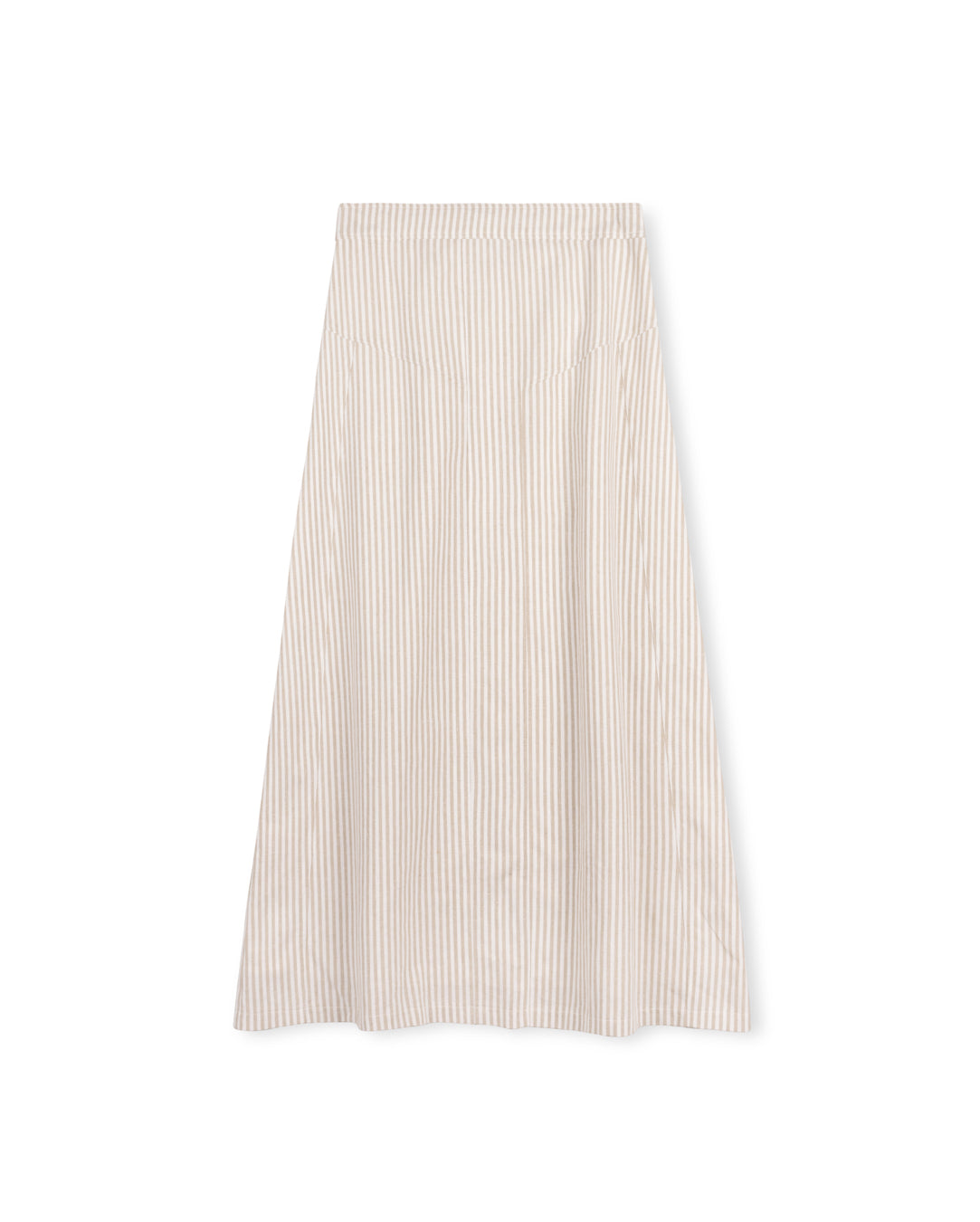 Stripe Seam Detail Maxi Skirt