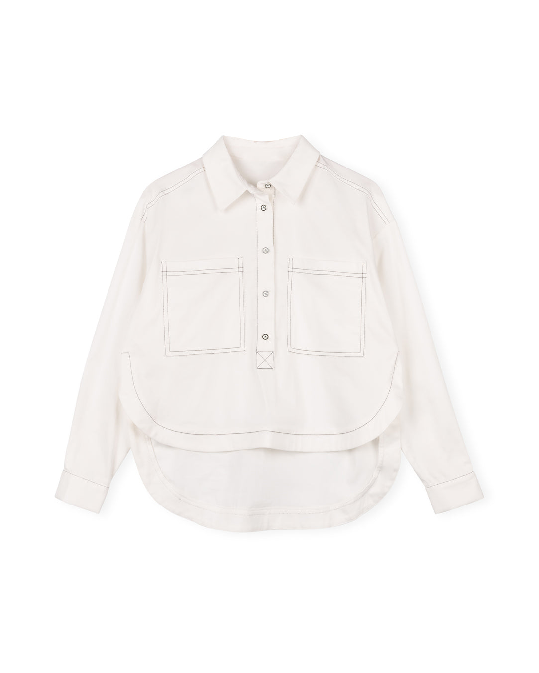 Poplin Stitch Blouse