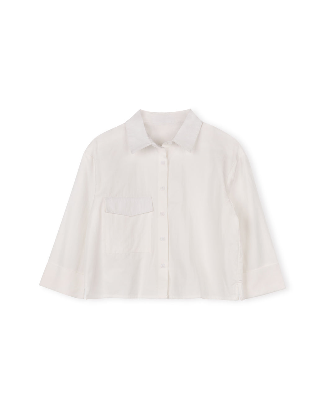 Poplin Button Down Blouse