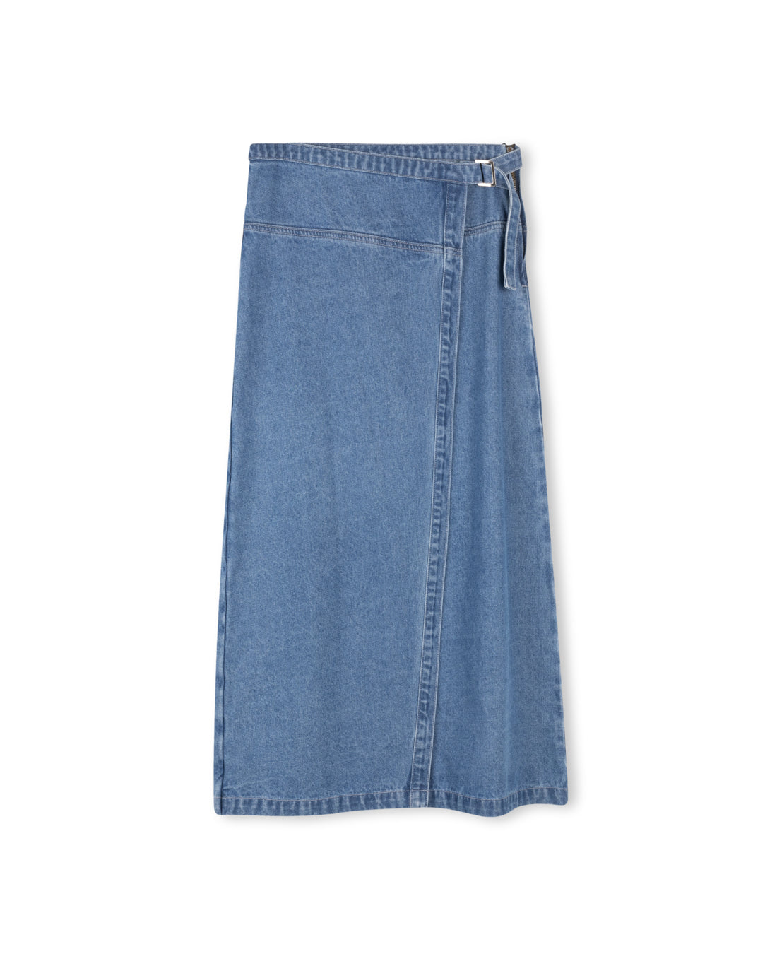 Denim Wrap Skirt