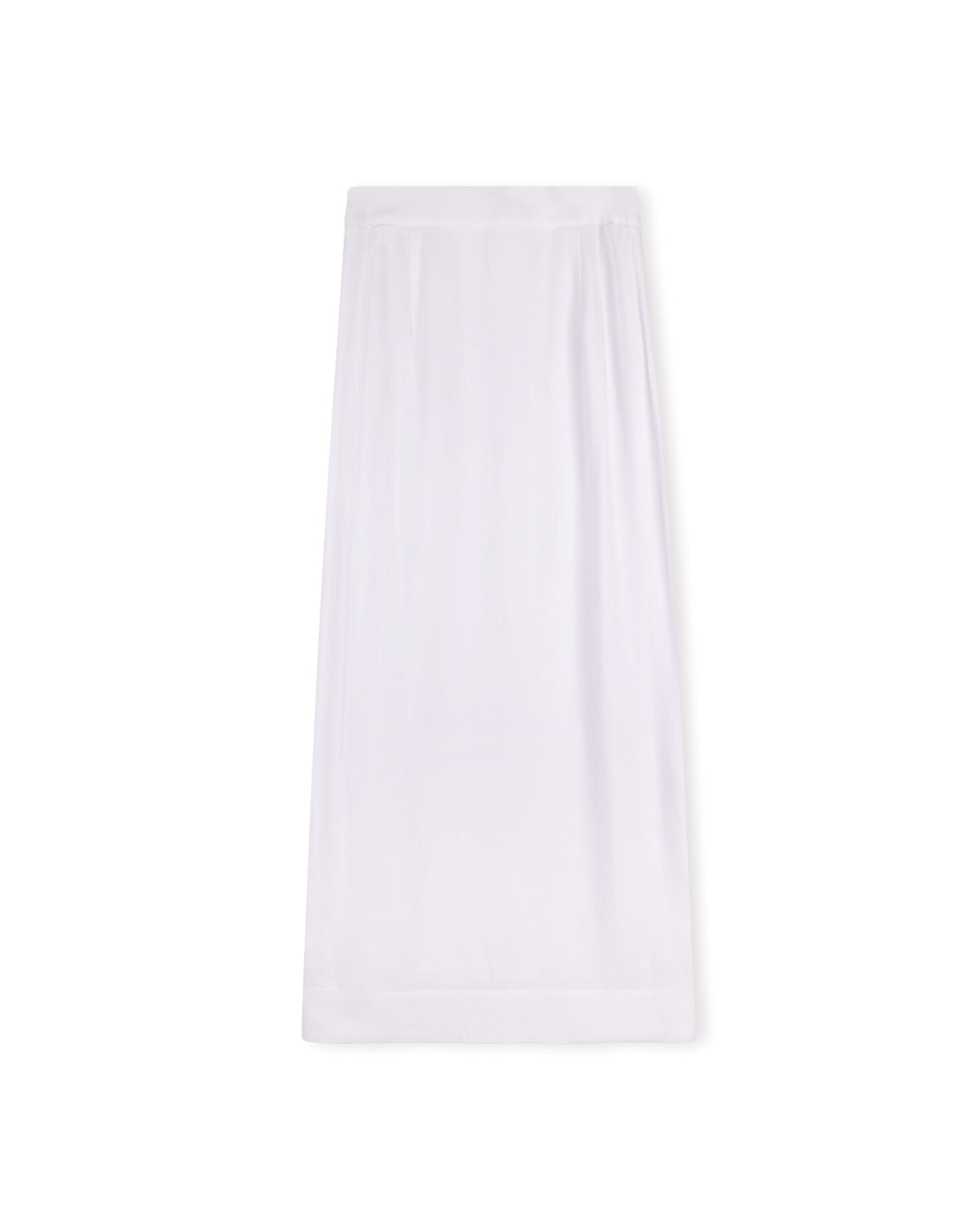 Raffia Belt Linen Skirt