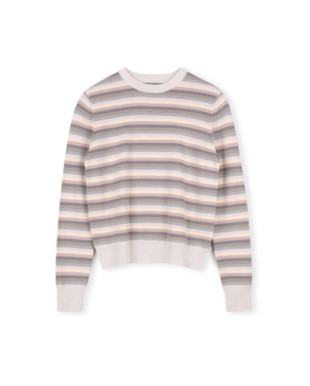 Knit Colorful Stripe Top