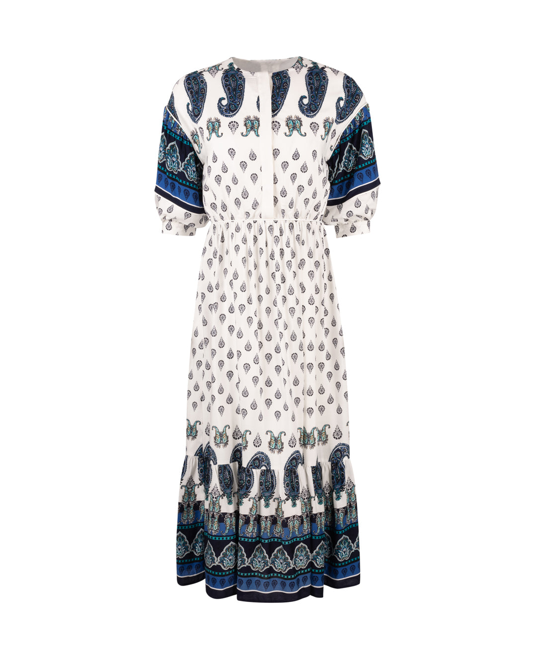 Tencel Paisley Print Dress