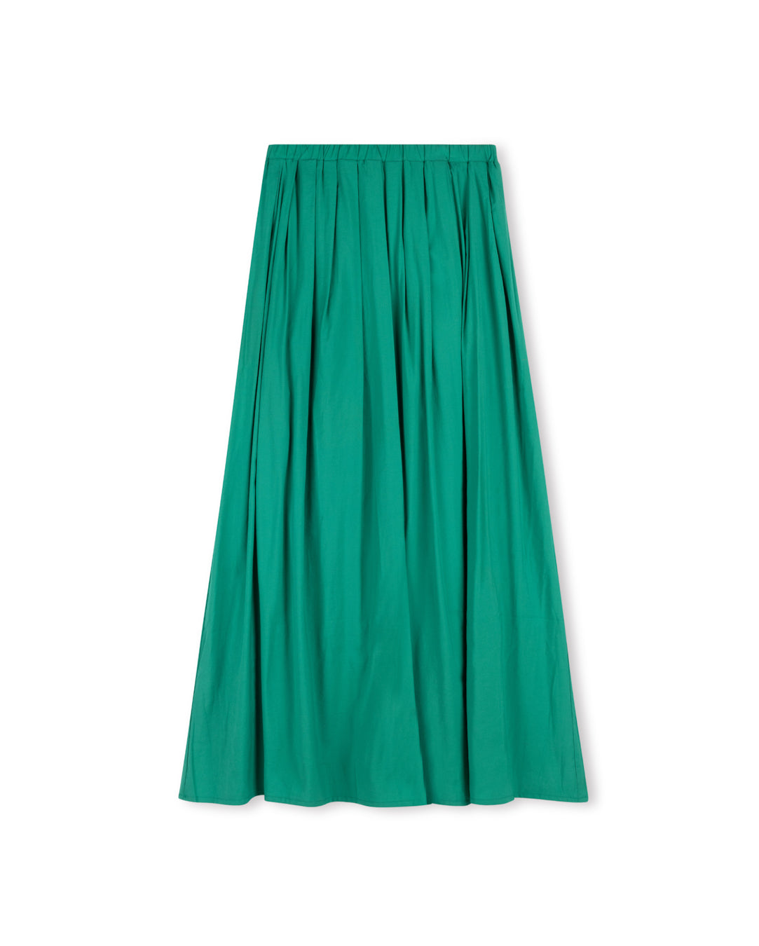 Pleated Elastic Waisted Skirt