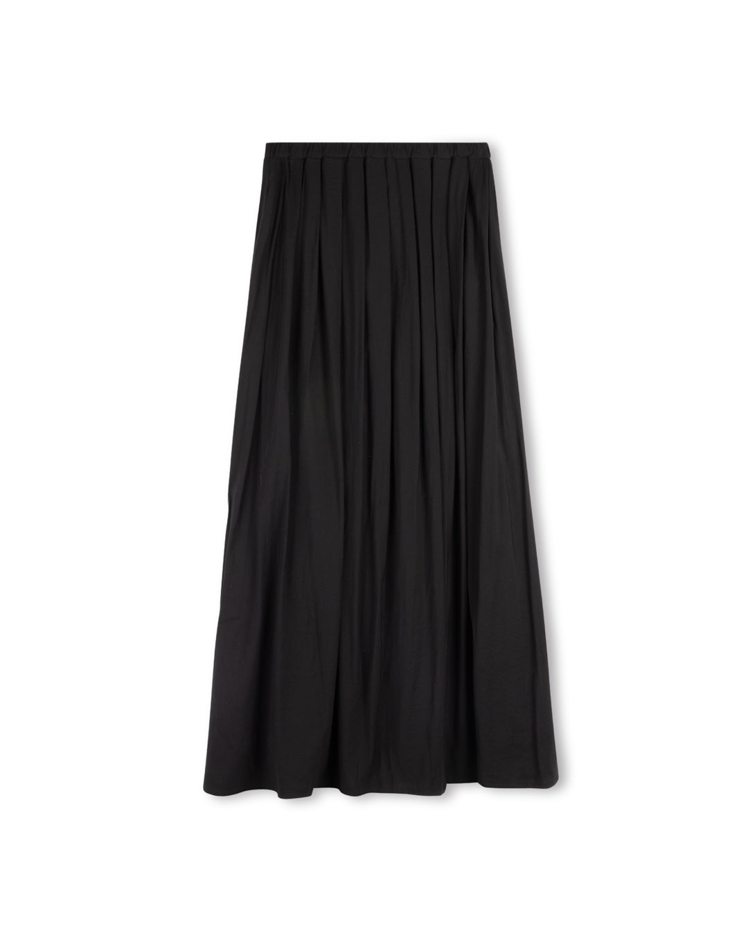 Pleated Elastic Waisted Skirt