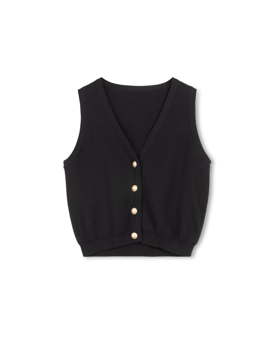 V-Neck Knit Vest