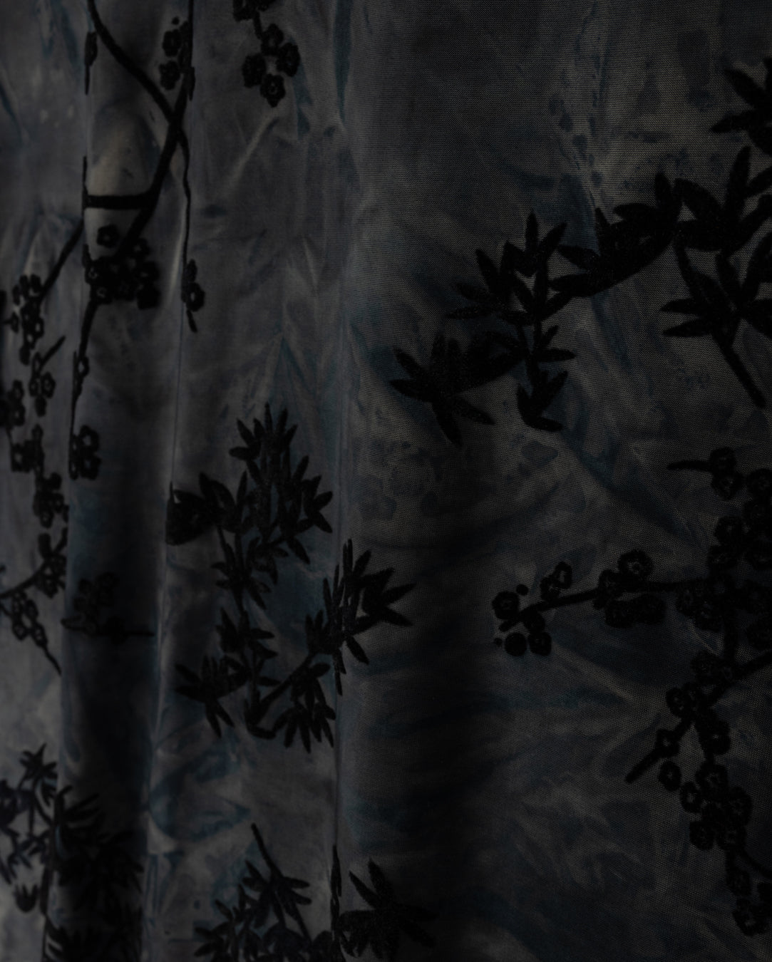 Floral Spandex Turtleneck