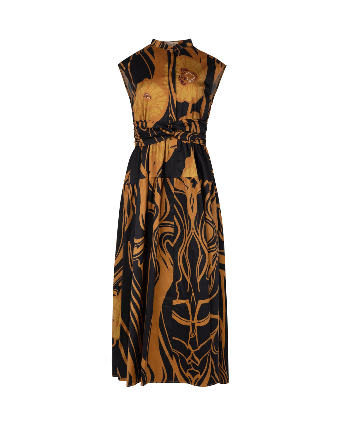 Wrap Tie Waist Dress