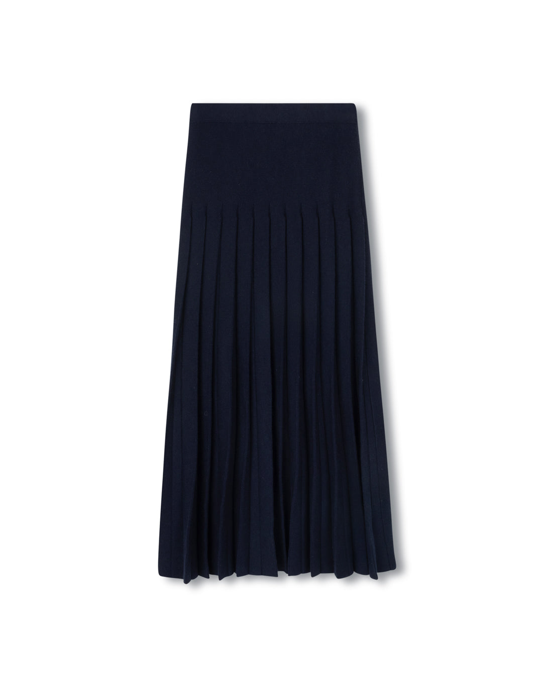 Thick Knit Pleat Skirt