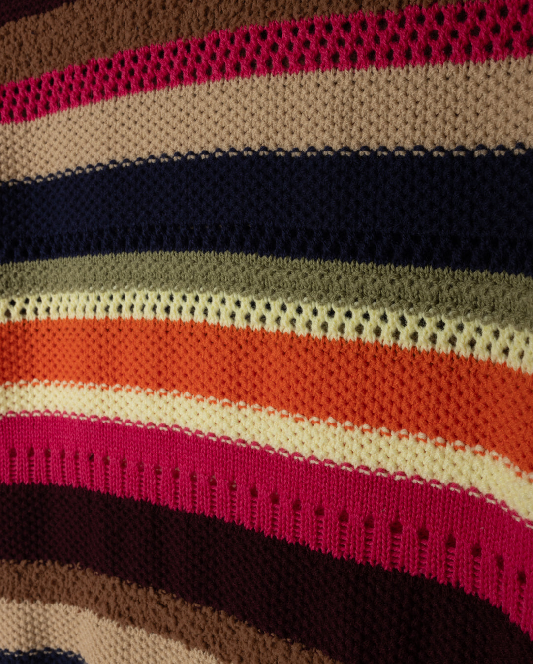 Textured Knit Stripe Sweater
