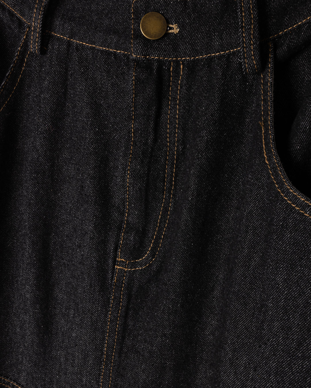 Large Yolk Denim Skirt
