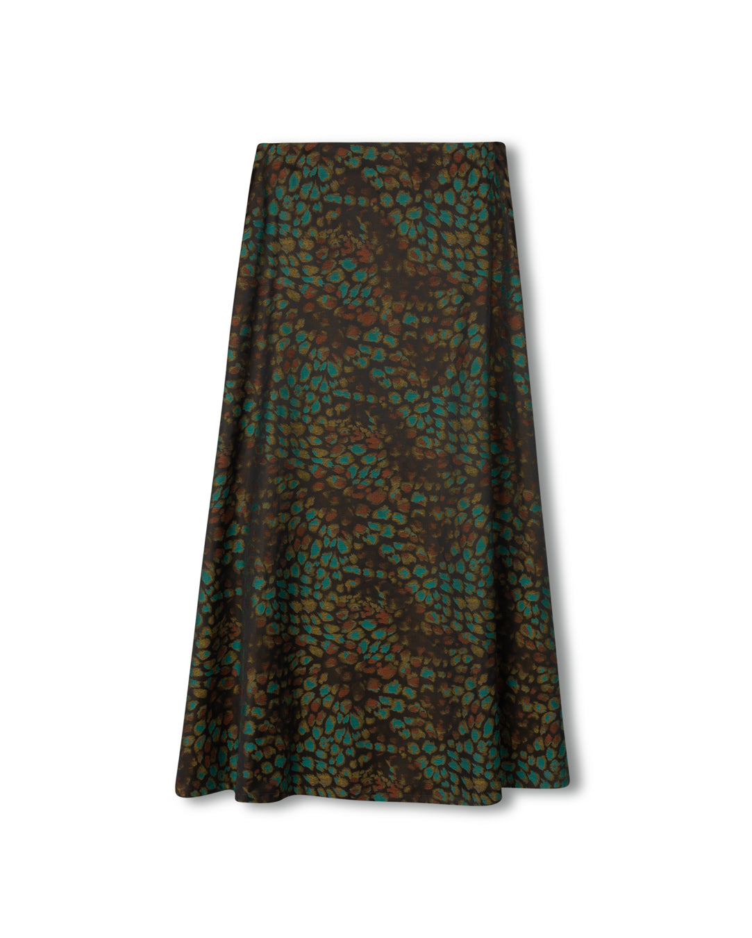 Textured A-Line Maxi Skirt