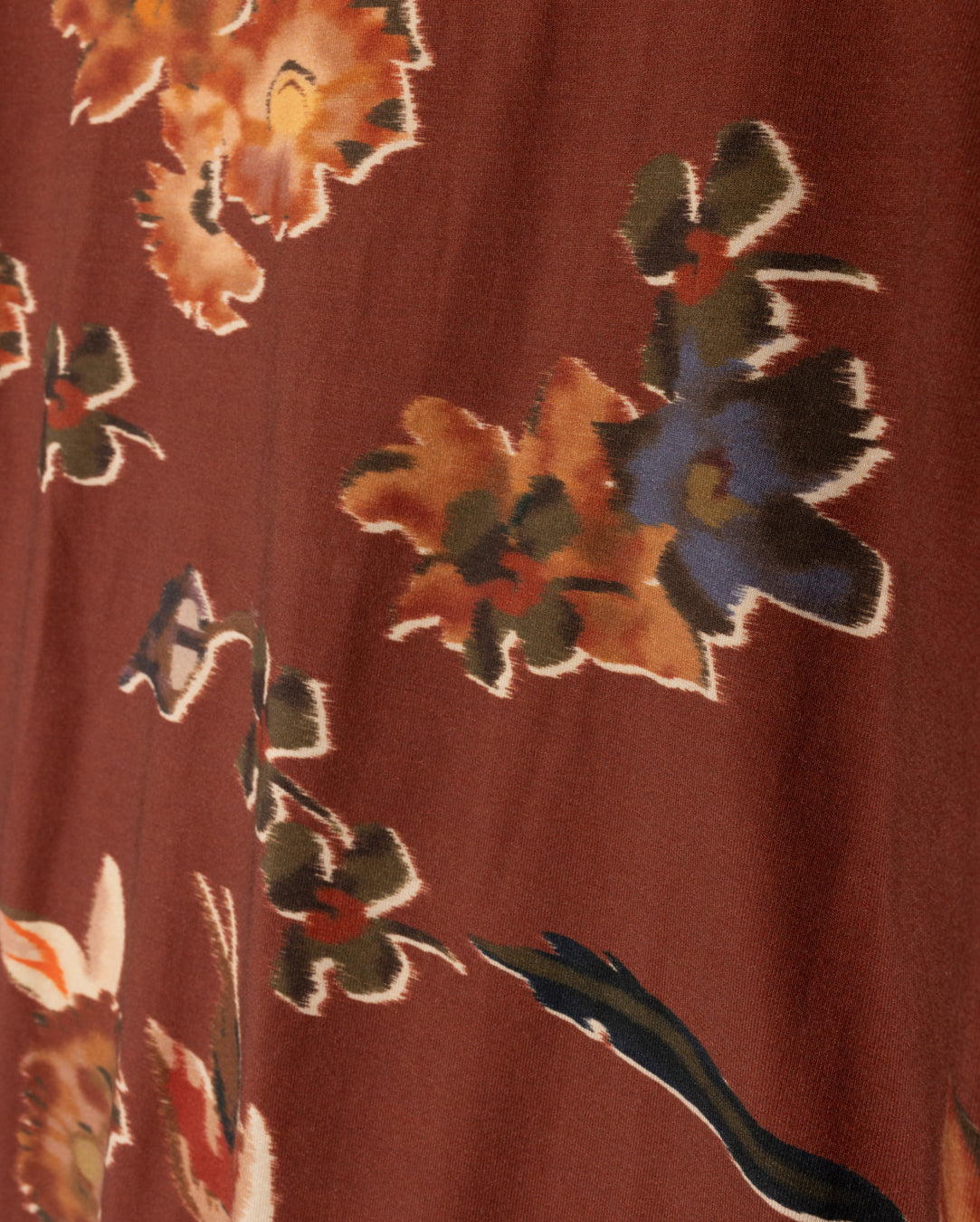 Cotton Printed Turtleneck
