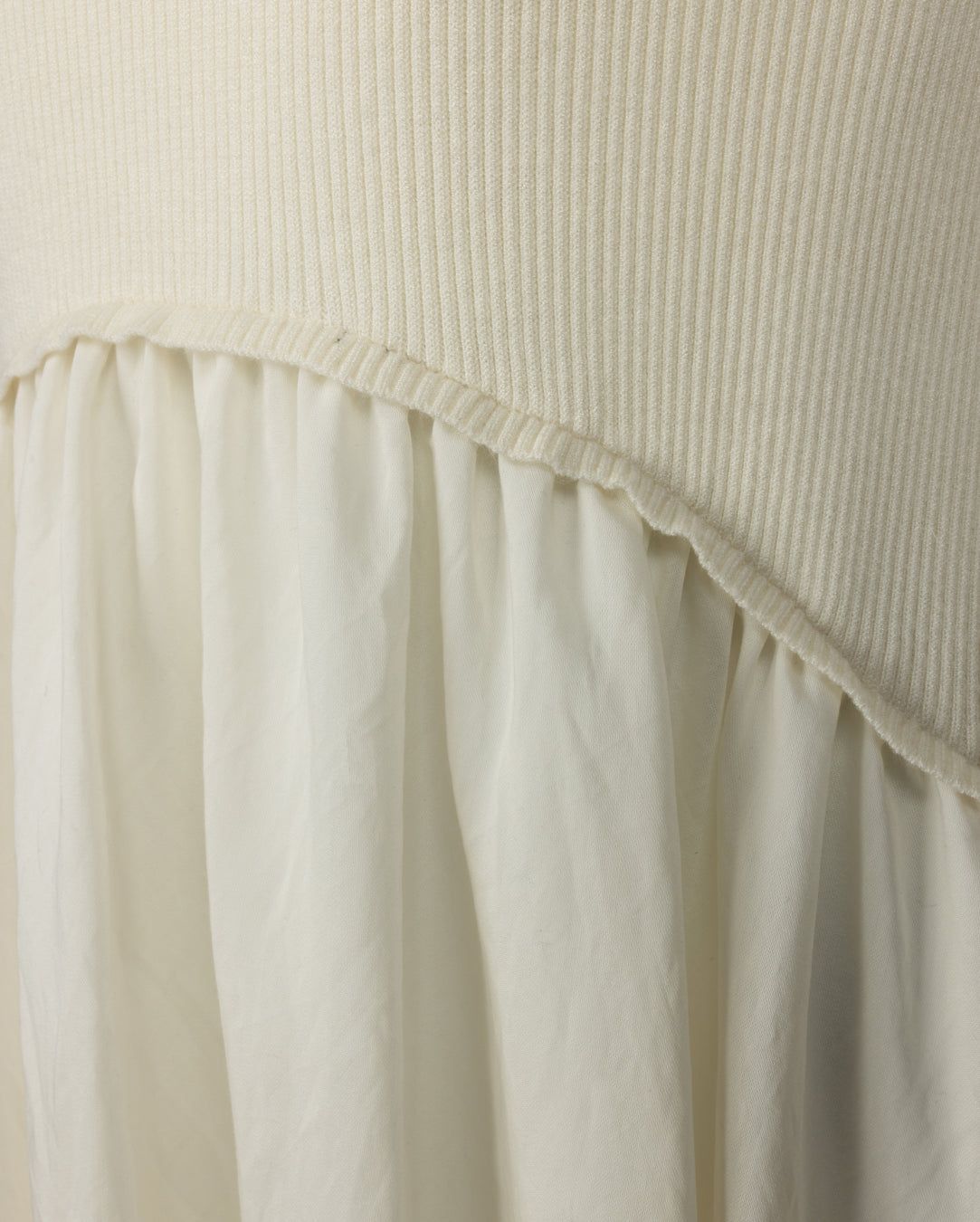 Knit And Taffeta Bubble Dress