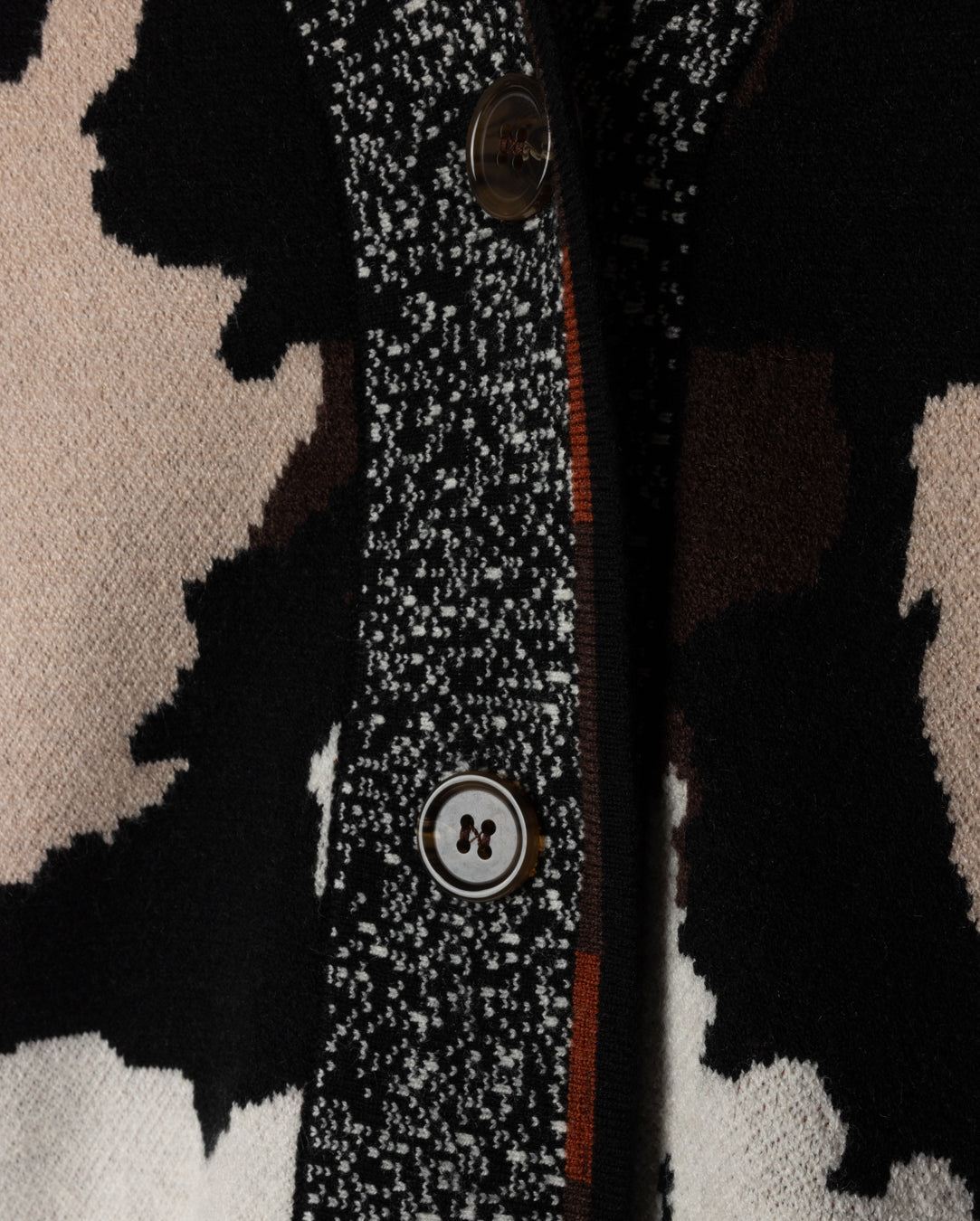 Printed Knit Cardigan