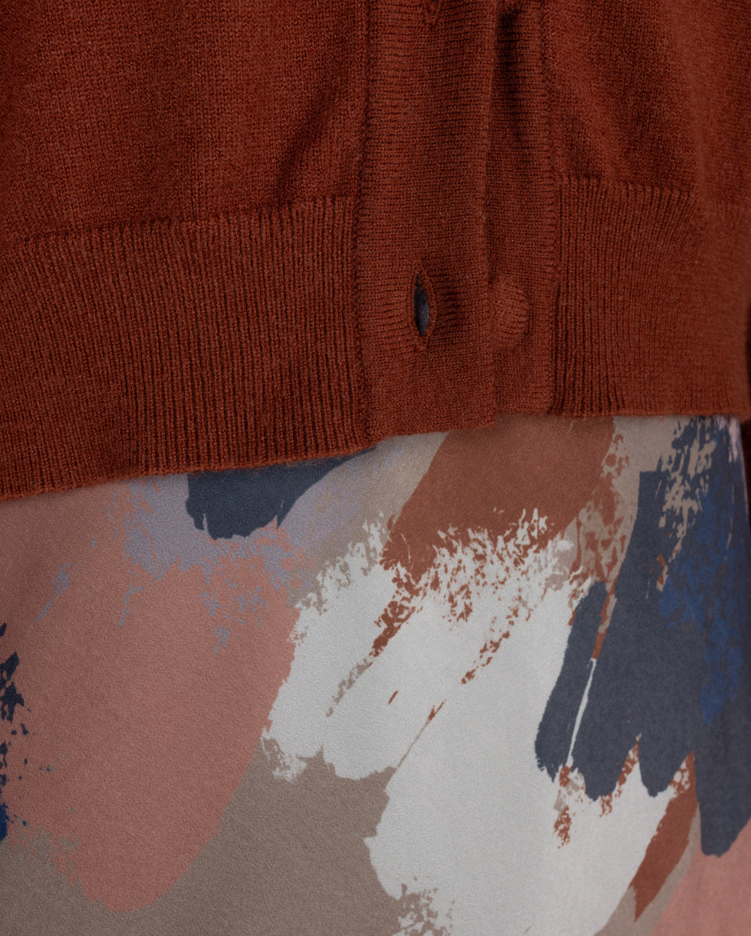 Brushstroke Slip Dress