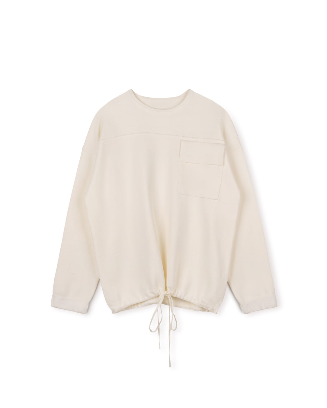 Drawstring Knit Top