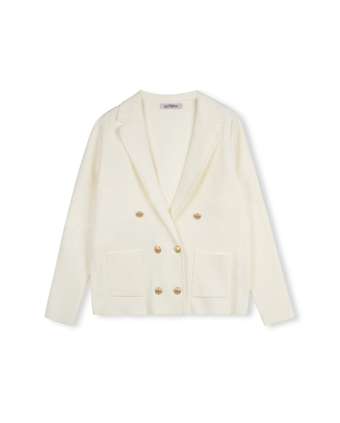 Knit Trimmed Blazer