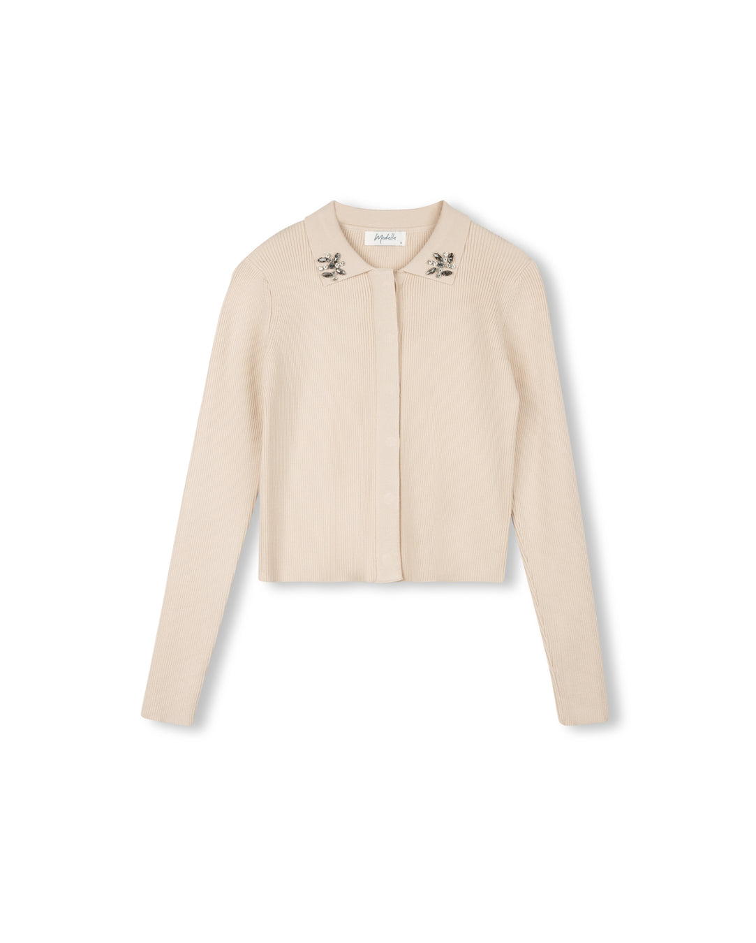 Rib Polo Cardigan