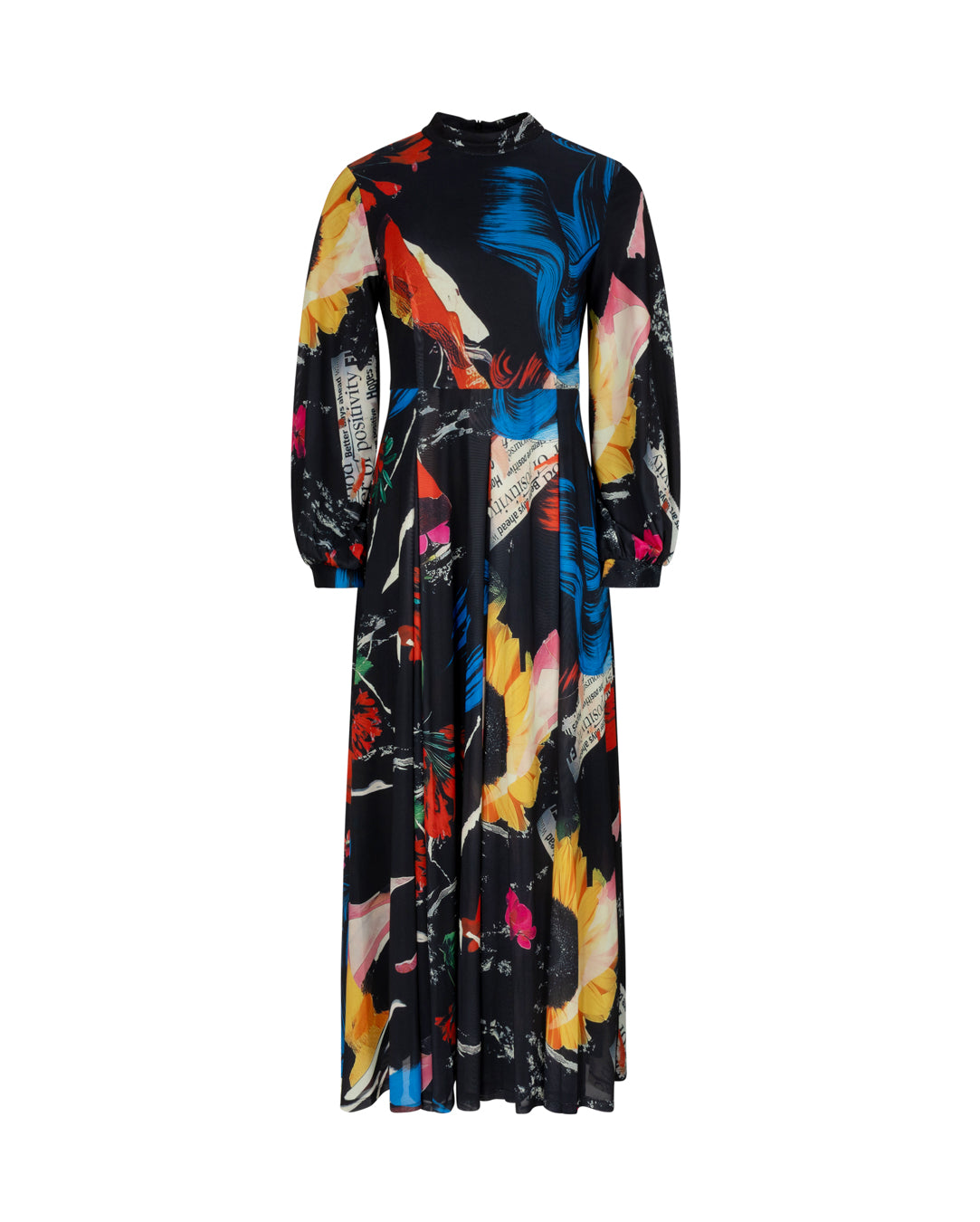 Cross Over Waist Printed Dress