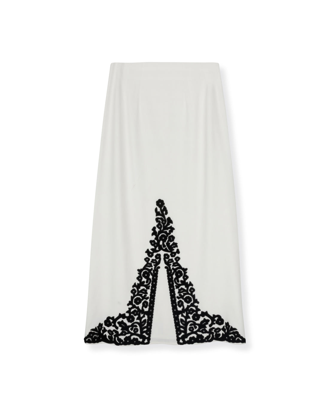 Bindu Velour Applique Skirt