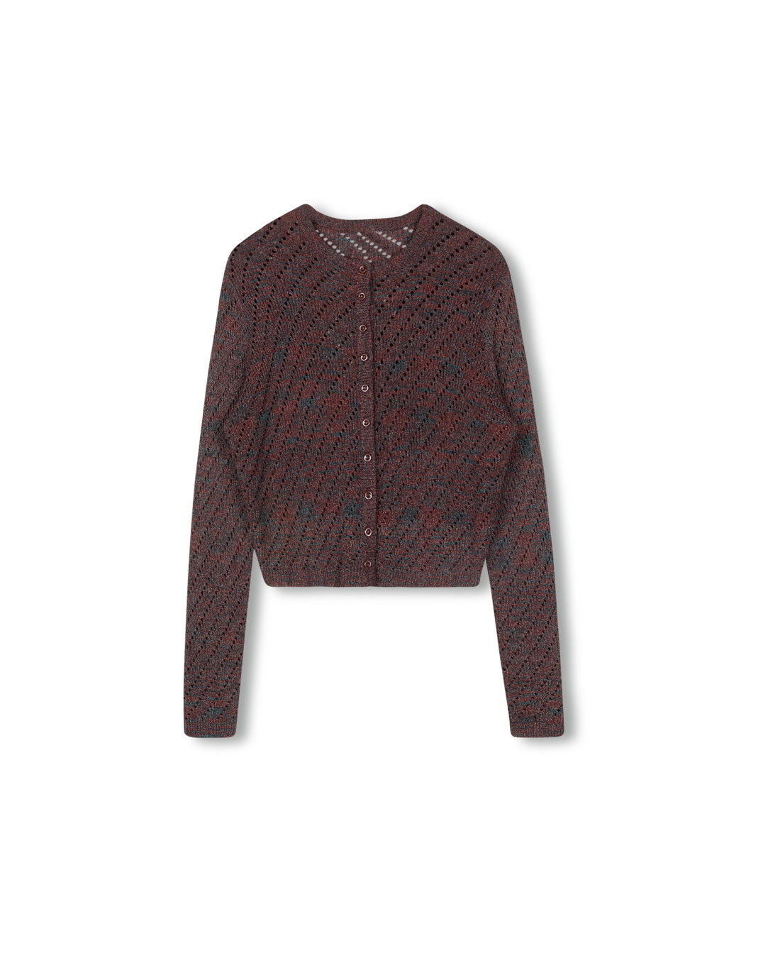 Knit Colorful Crop Cardigan