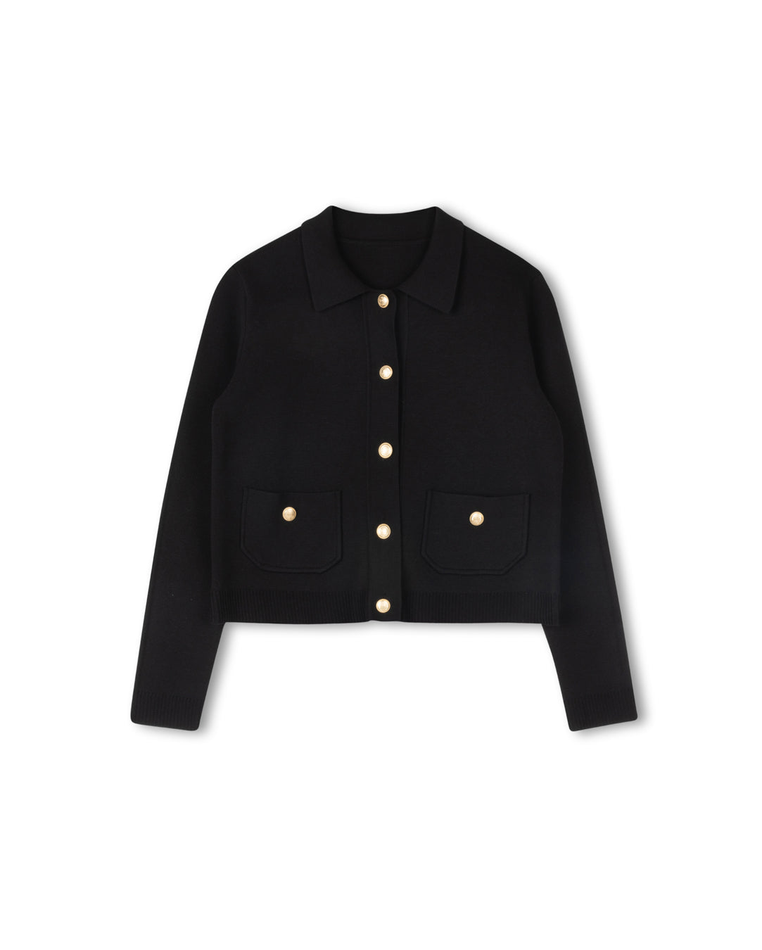 Smooth Knit Pocket Cardigan
