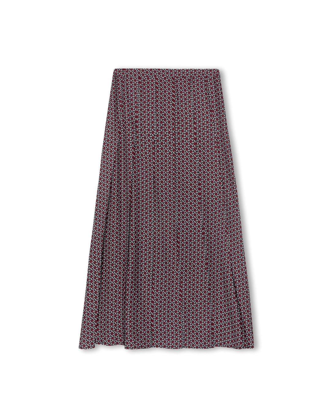 Cocoma Print Pleat Skirt