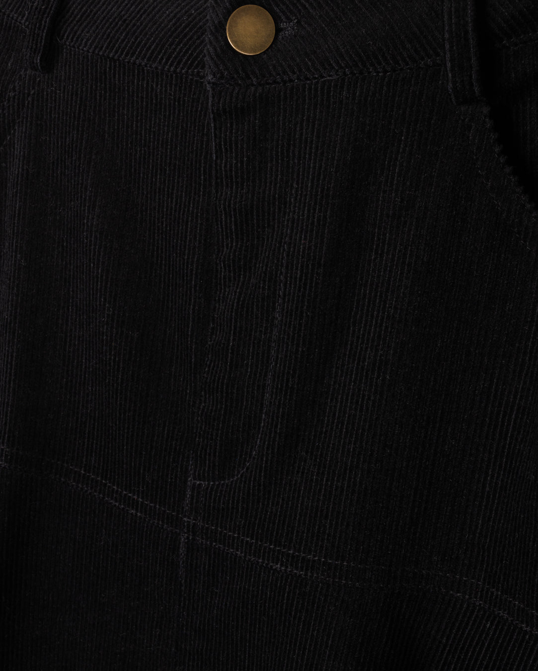 Corduroy Yolk Flairy Skirt