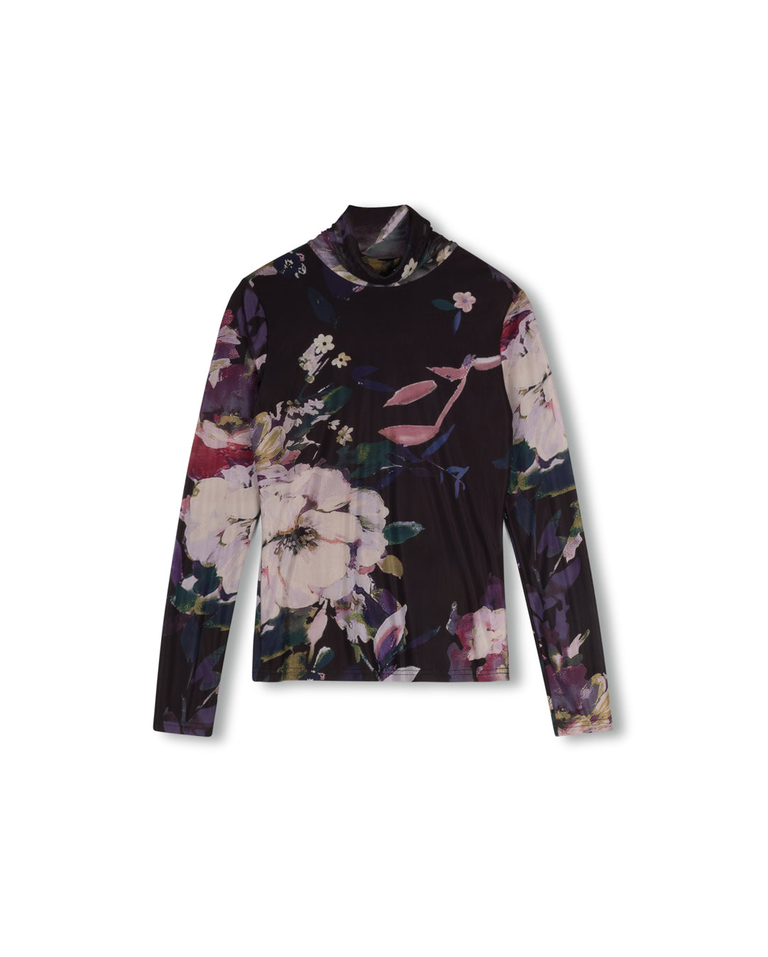 Darrell Floral Mesh Top