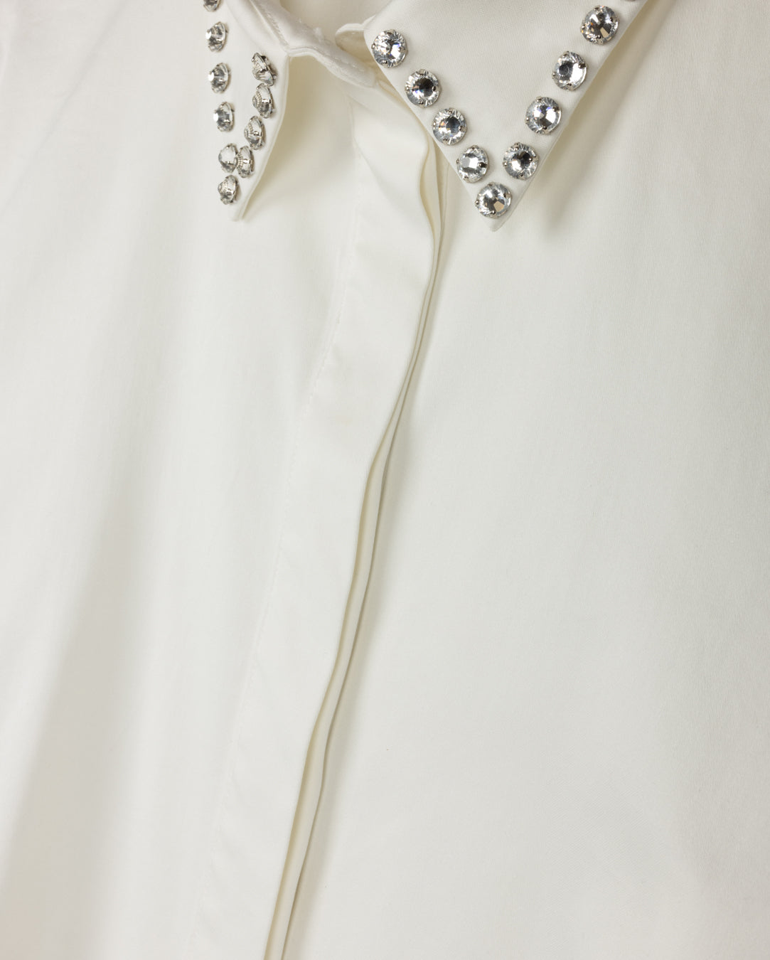 Beaded Detailed Poplin Blouse