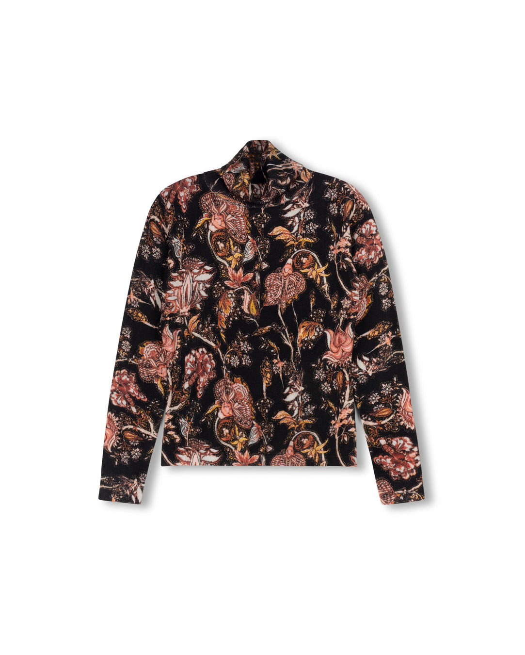 Weeks Printed Turtleneck