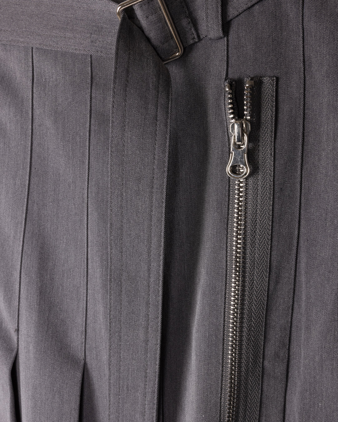 Pleated Wrap Skirt