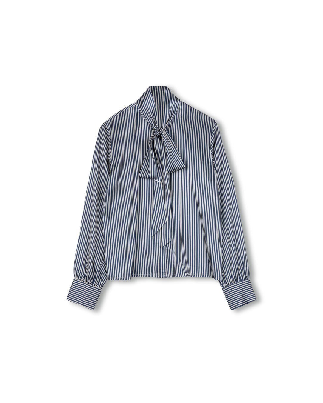 Stripe Silk Blouse