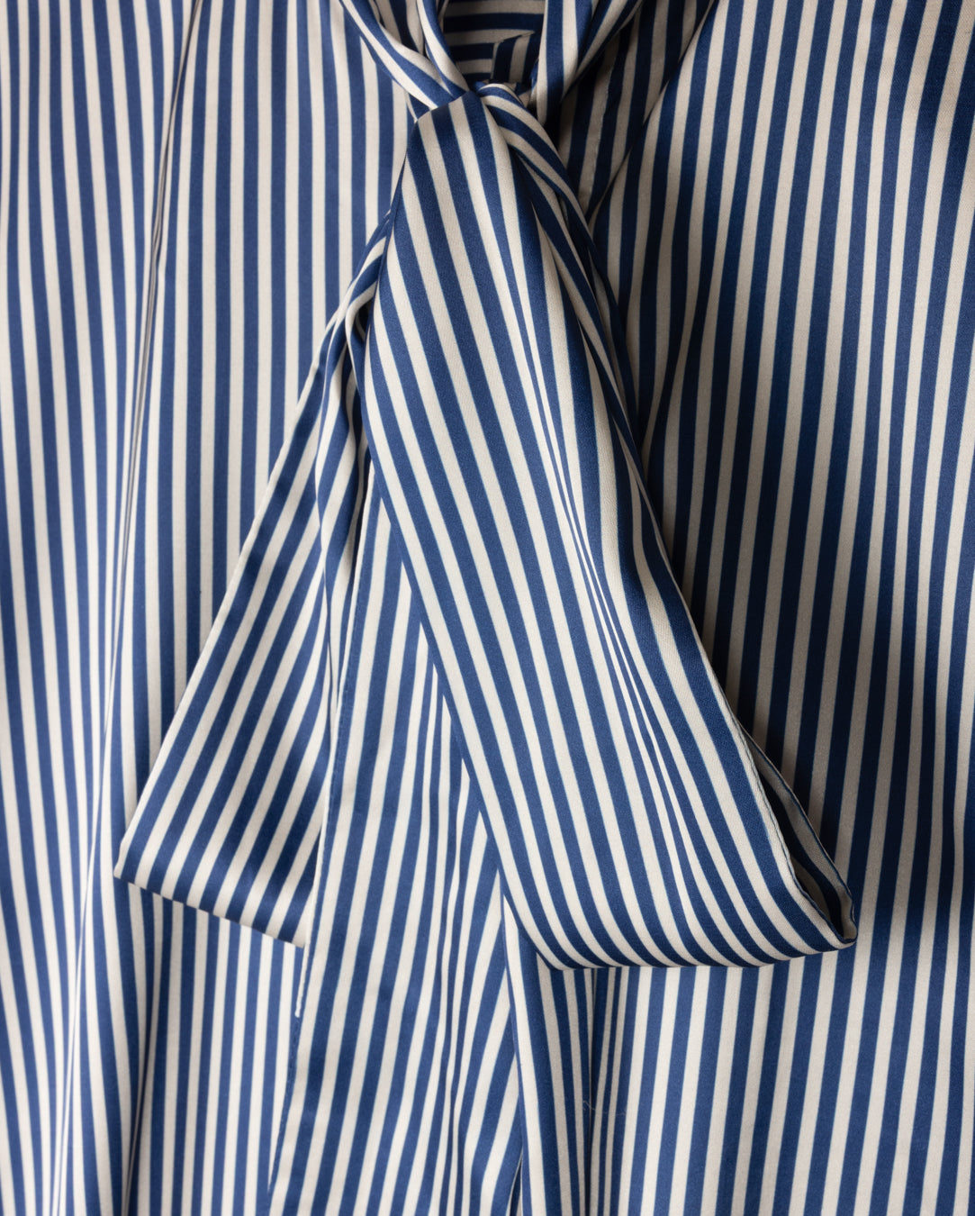 Stripe Silk Blouse