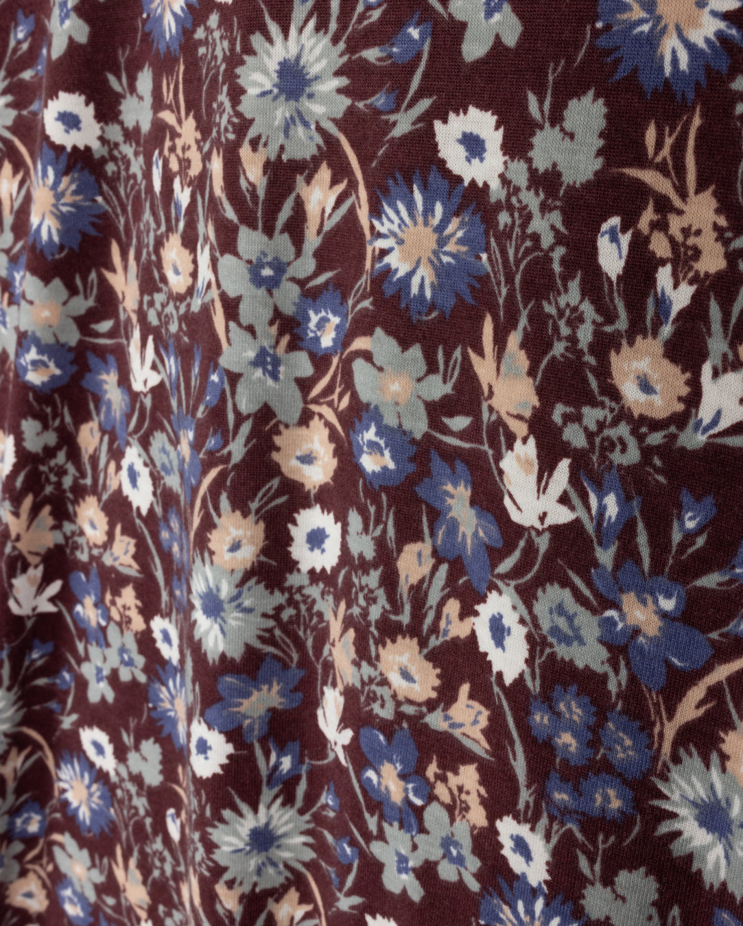 Floral Mock Neck