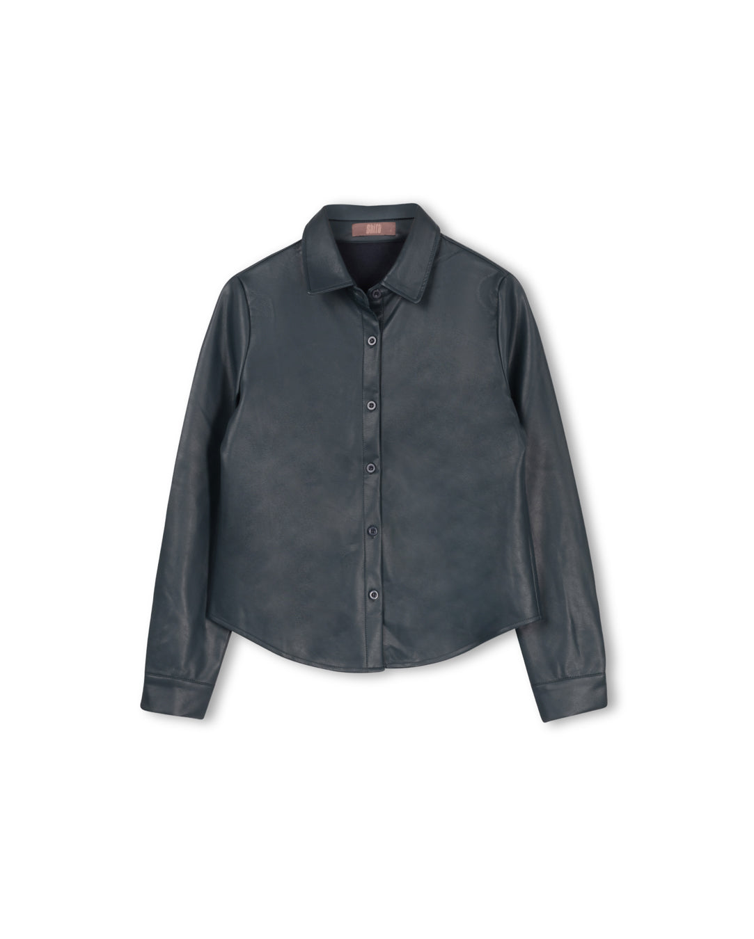 Alhama Leather Button Down Shacket