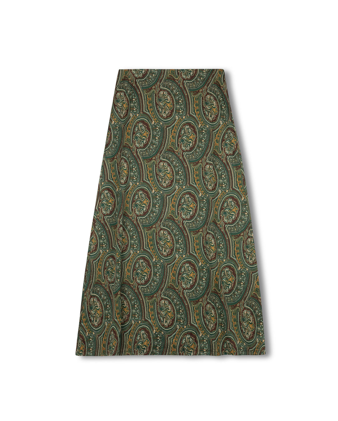 Printed A-Line Maxi Skirt