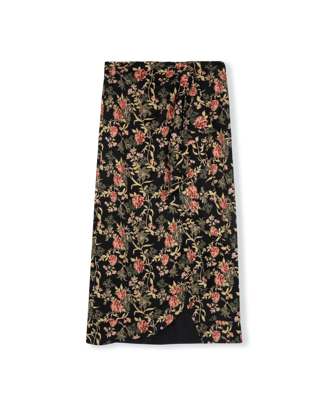 Lara - Side Ruffle Maxi Skirt