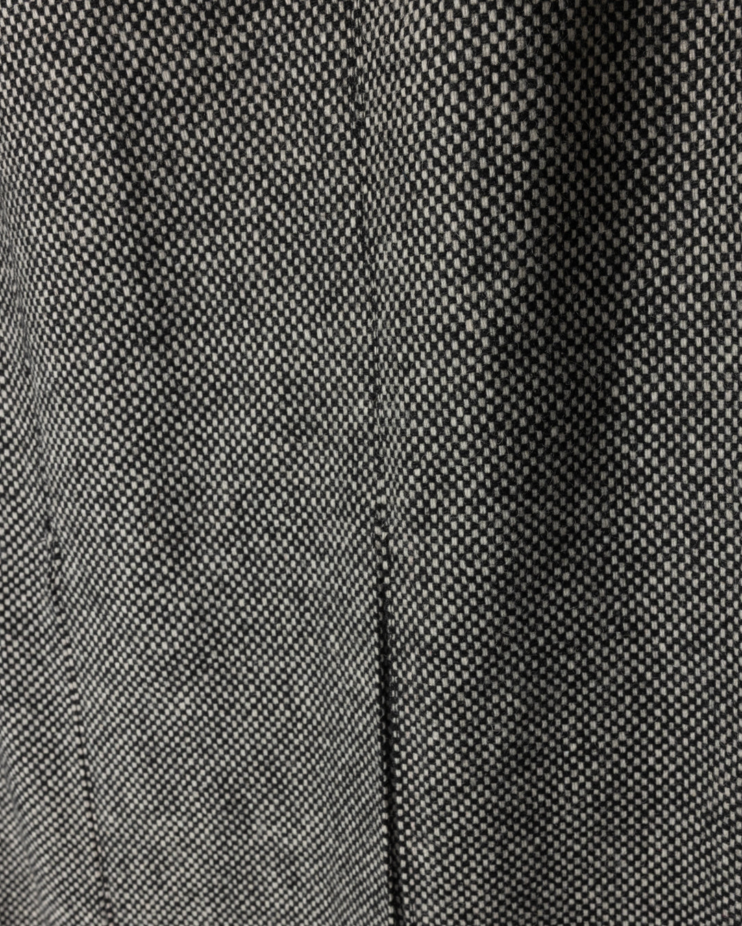 Wide Wool Pleat Skirt