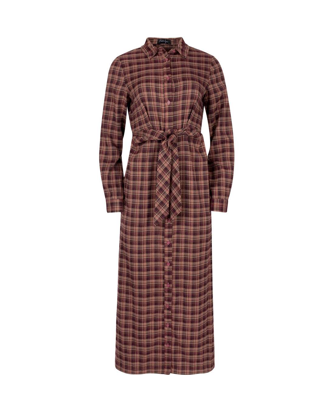 Plaid Tie Dress