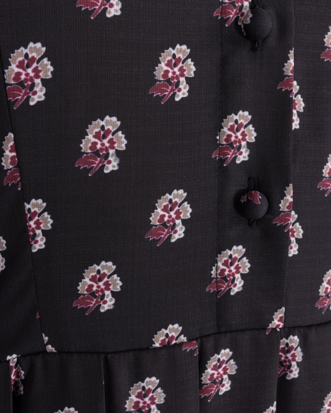 Flower Printed Pleated Dress