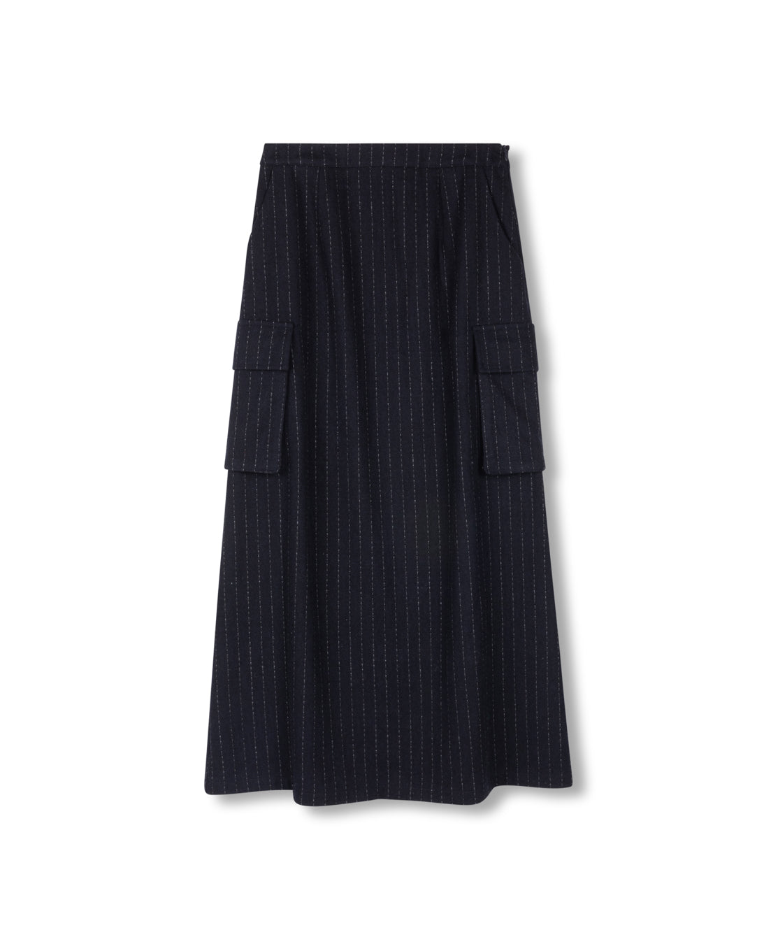 Cargo Pinstripe Skirt