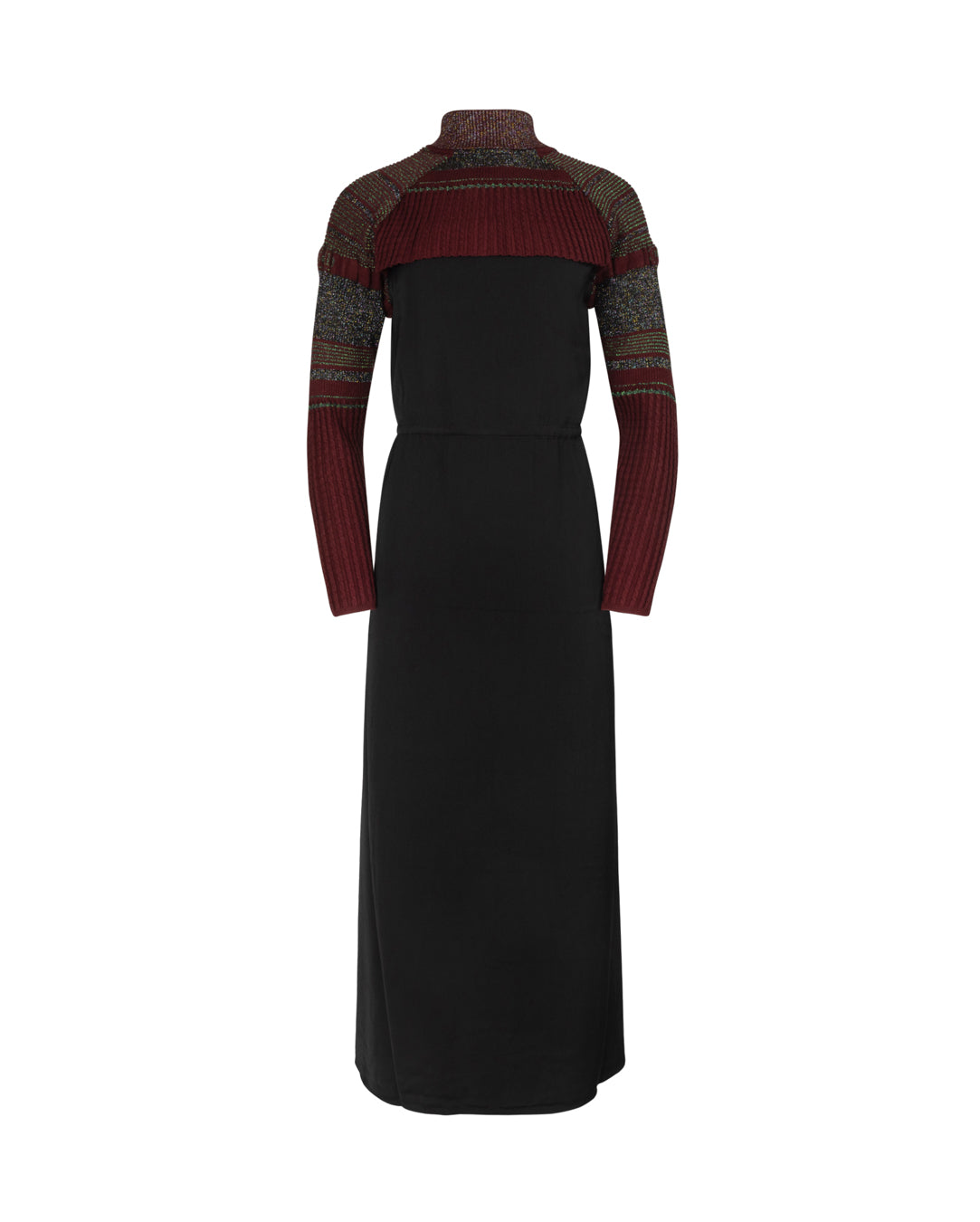 Detailed Mixed Media Dress