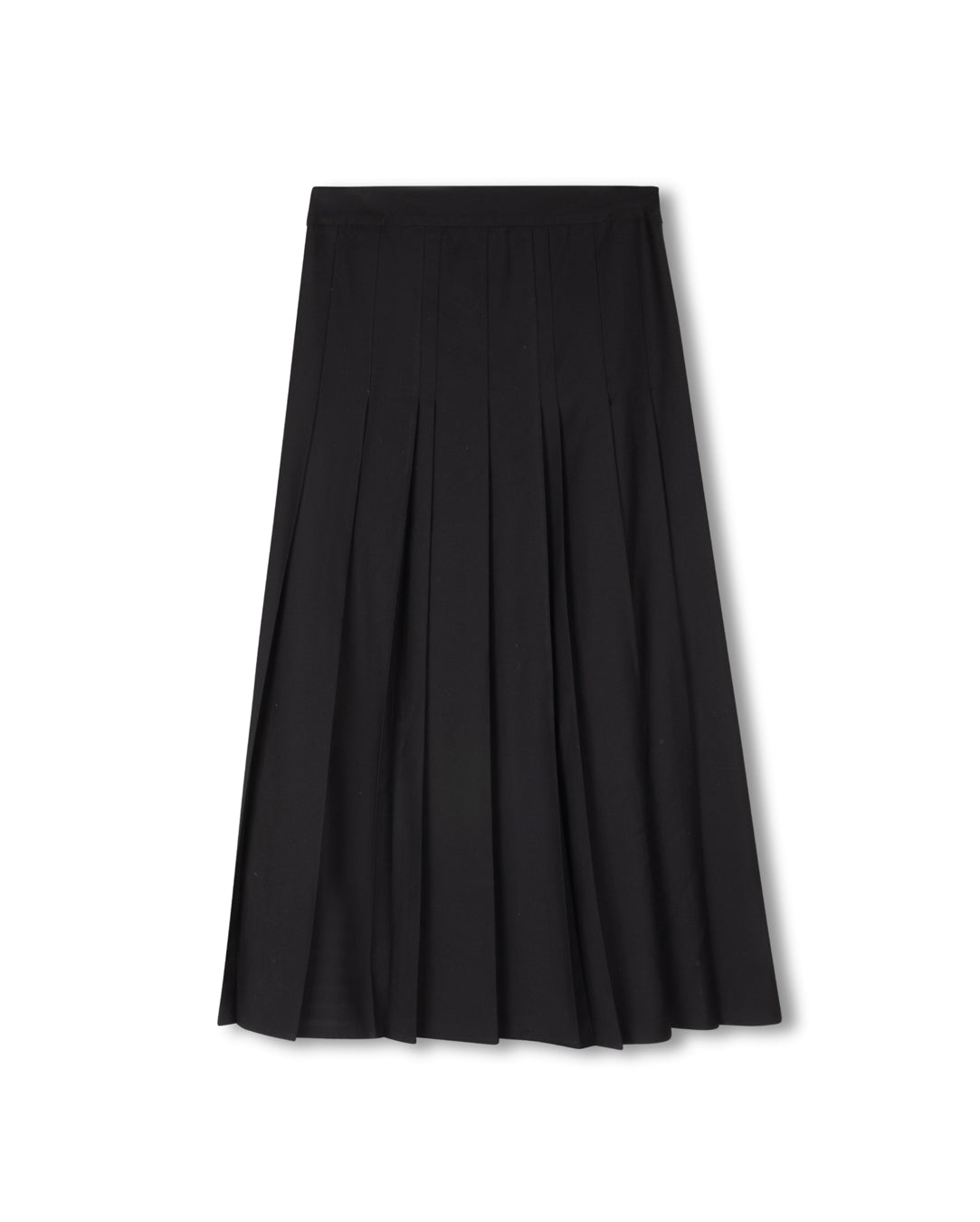 Double Pleated Box Plear Skirt