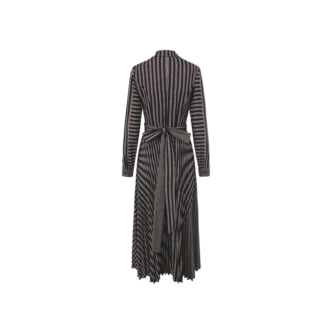 Stripe Button Down Maxi Dress