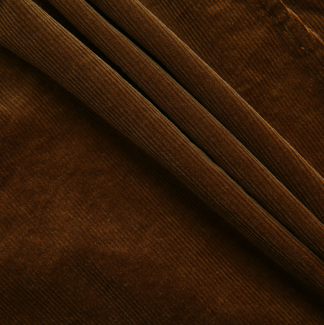 Corduroy Seam Midi Skirt